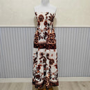 Vestido Longo Lastex Lauren Crepe de Seda