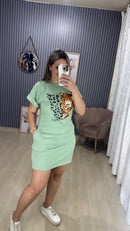 Vestido Dress Onça