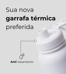 Garrafa Térmica Fresh + Ebook - Aparecida em Aquarela