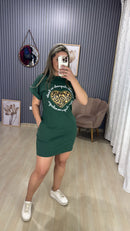 Vestido Camisetão Coração