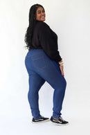 Calça Jeans Skinny Lavagem Média