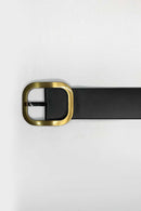 Cinto Largo com Fivela Envelhecida