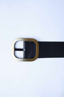 Cinto Largo com Fivela Envelhecida