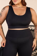 Short Fintes com Bolso, Alto de Poliamida Zero Transpar�ncia